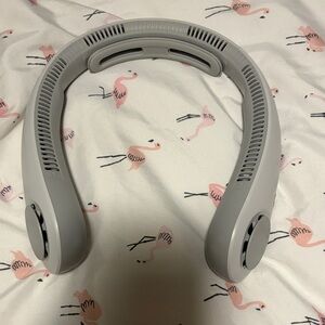 Gray Jisulife Wearable Neck Fan